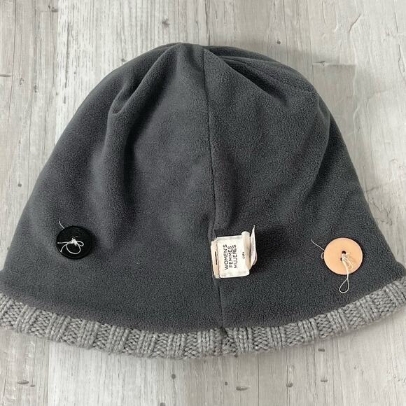 Under Armour Gray Braided Knit Winter Snow Beanie Hat One Size - Picture 4 of 7